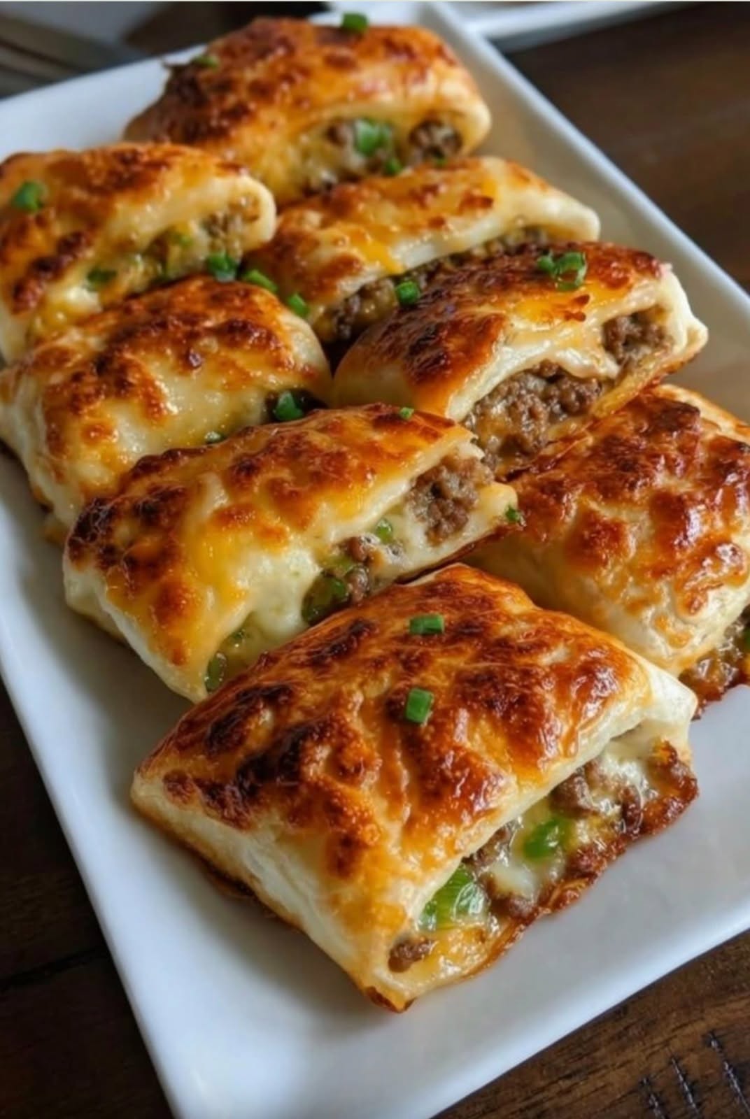 Tacos de poche garnis de fromage
