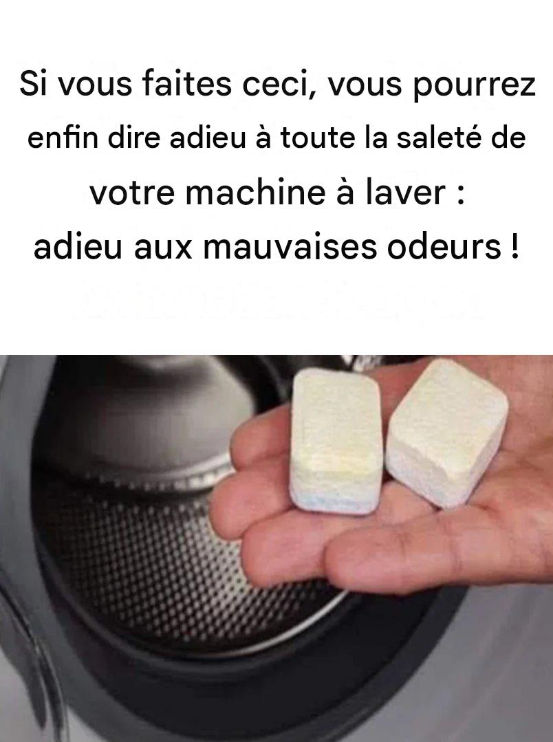 Si vous faites cela, vous pourrez enfin dire adieu à toute la saleté de votre machine à laver : adieu aux mauvaises odeurs !