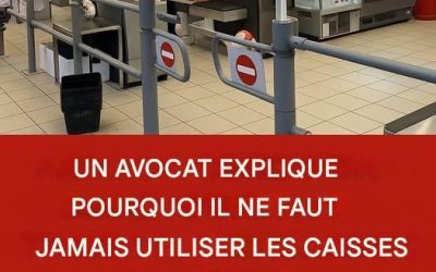 Un avocat explique pourquoi il ne faut JAMAIS utiliser les caisses libre-service en magasin.
