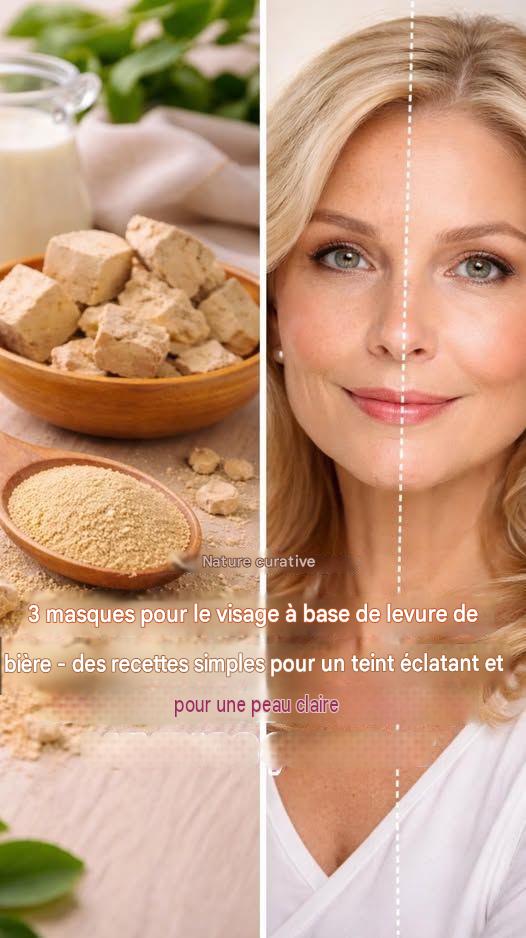 3 MASQUES VISAGE À LA LEVURE DE BIÈRE – DES RECETTES SIMPLES POUR UN TEINT ÉCLATANT ET NETTE Découvrez comment un ingrédient courant peut transformer votre routine de soins. La levure de bière est reconnue pour sa richesse en vitamines B, minéraux et acides aminés essentiels. Appliquée sur la peau, elle devient un allié précieux pour les peaux fatiguées, ternes, fatiguées ou à imperfections.