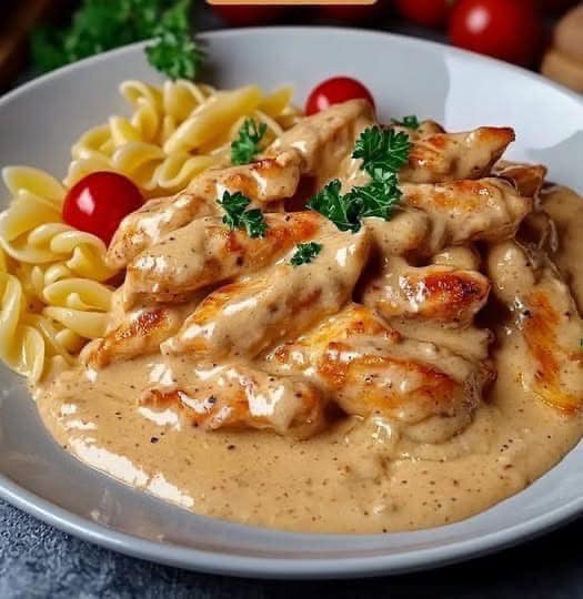 Le dîner parfait en moins de 30 minutes : pâtes au poulet et à la crème