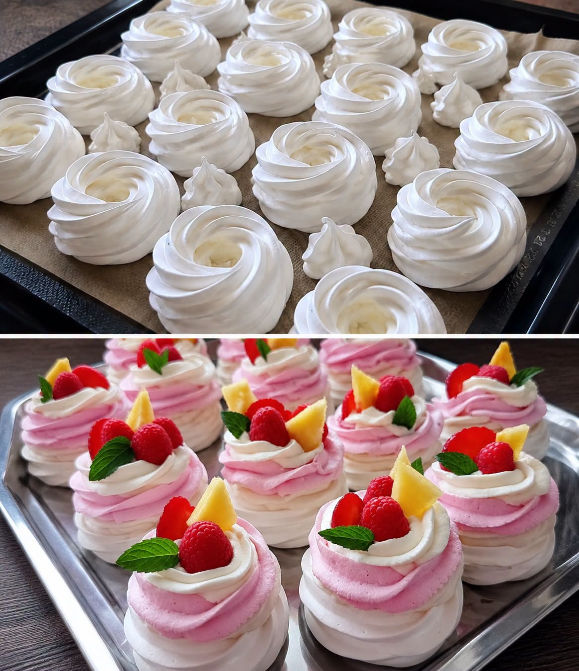 Des MINI GÂTEAUX PAVLA parfaits : ils ne s’émiettent pas, ils ne se cassent pas et ils sont toujours délicieux !
