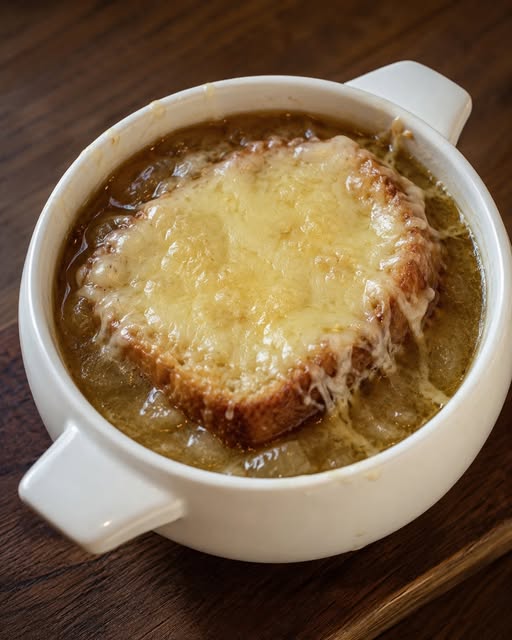 Soupe à l’oignon gratinée : le grand classique français revisité