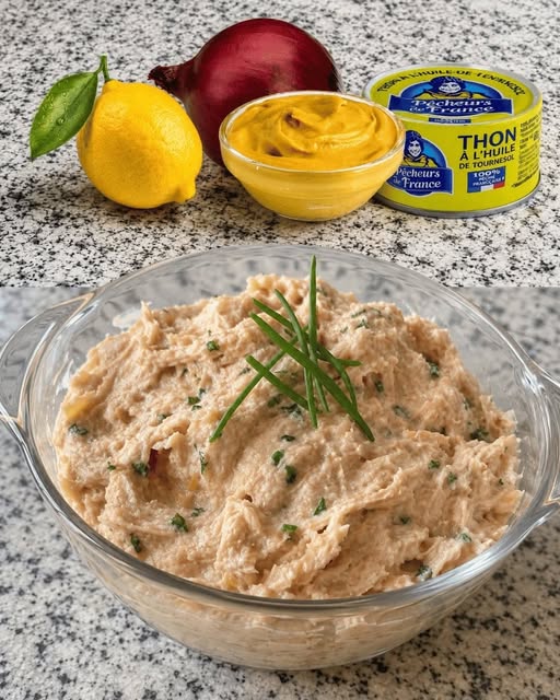 Crème de Thon Maison au Citron — Onctueuse, Fraîche et Prête en 10 Minutes !