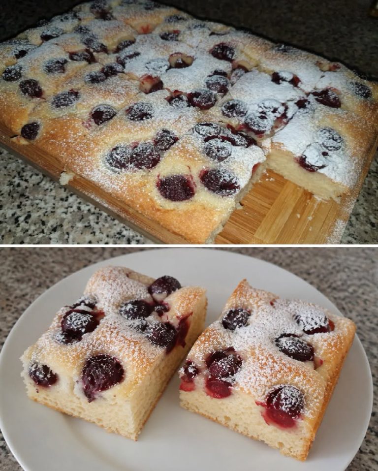 Un gâteau aux cerises en tasse pour toute la famille ! ❤ Il fond dans la bouche… 👇