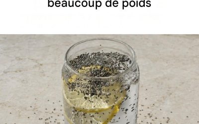 Les bienfaits extraordinaires des graines de chia et de l’eau citronnée