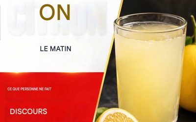 Jus de citron le matin | Un sujet dont personne ne parle !