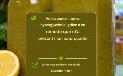 Boisson de soutien à base de plantes vertes