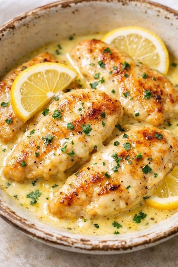 Ma sœur a préparé ce plat pour notre dîner de dimanche, et il n’en restait plus une miette en quelques minutes. Je n’arrivais pas à croire qu’un plat avec seulement cinq ingrédients puisse être aussi délicieux. ❤️