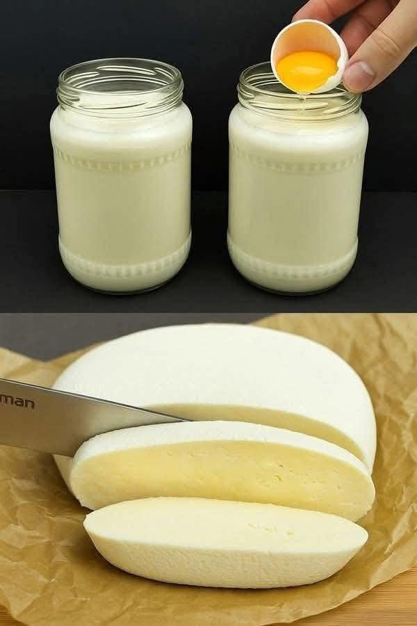 1 kg de fromage avec seulement 2 litres de lait ! Sans vinaigre ni acide citrique.
