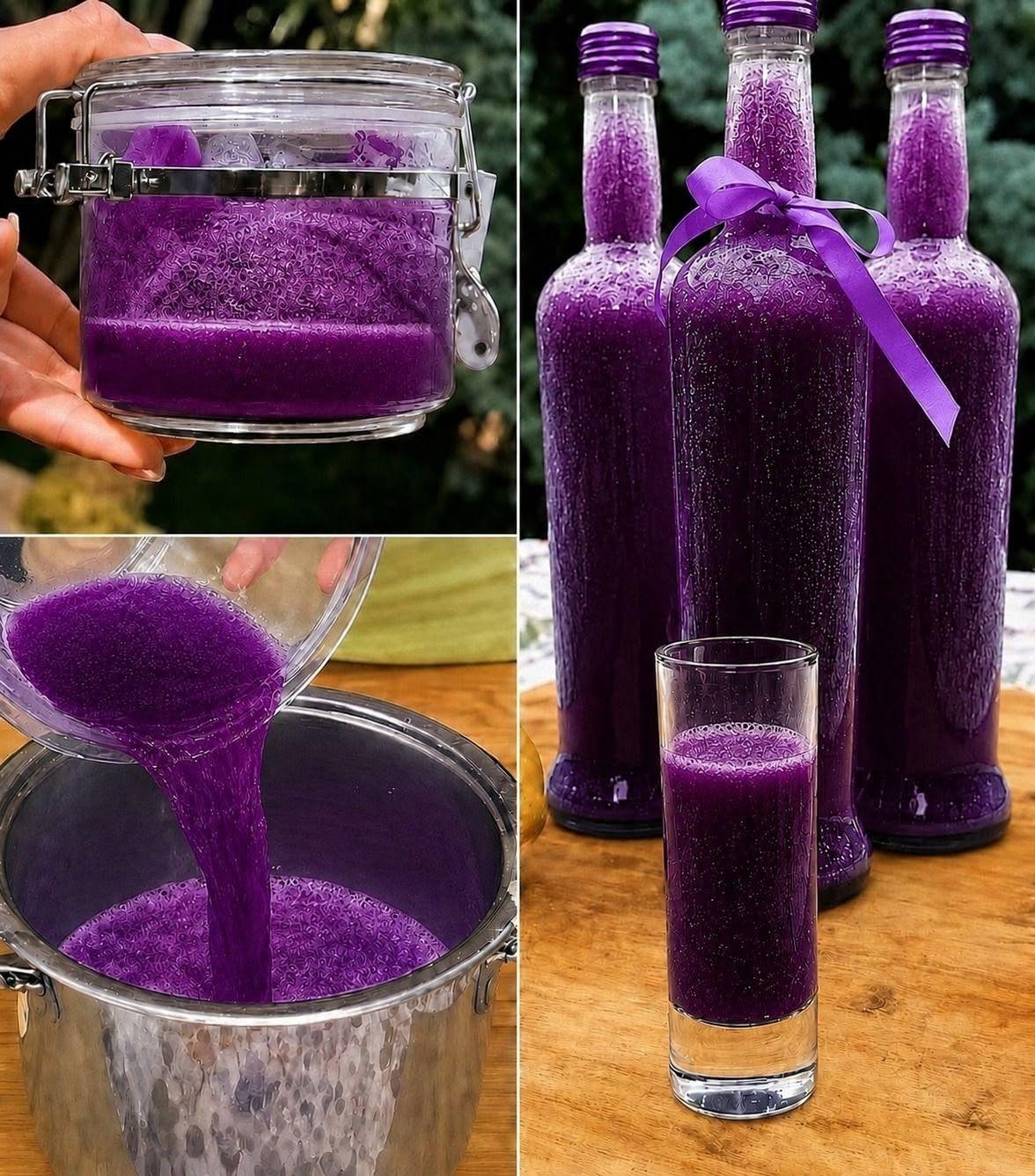 😱 Personne ne croit que cette boisson violette est faite maison !