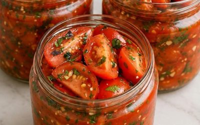 Tomates à la coréenne. Leur goût est incomparable et elles se conservent jusqu’au Nouvel An sans mise en conserve !