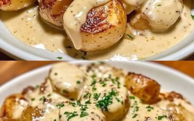 Je cuisine 3 fois par semaine, des pommes de terre à la crème d’ail prêtes en quelques minutes !