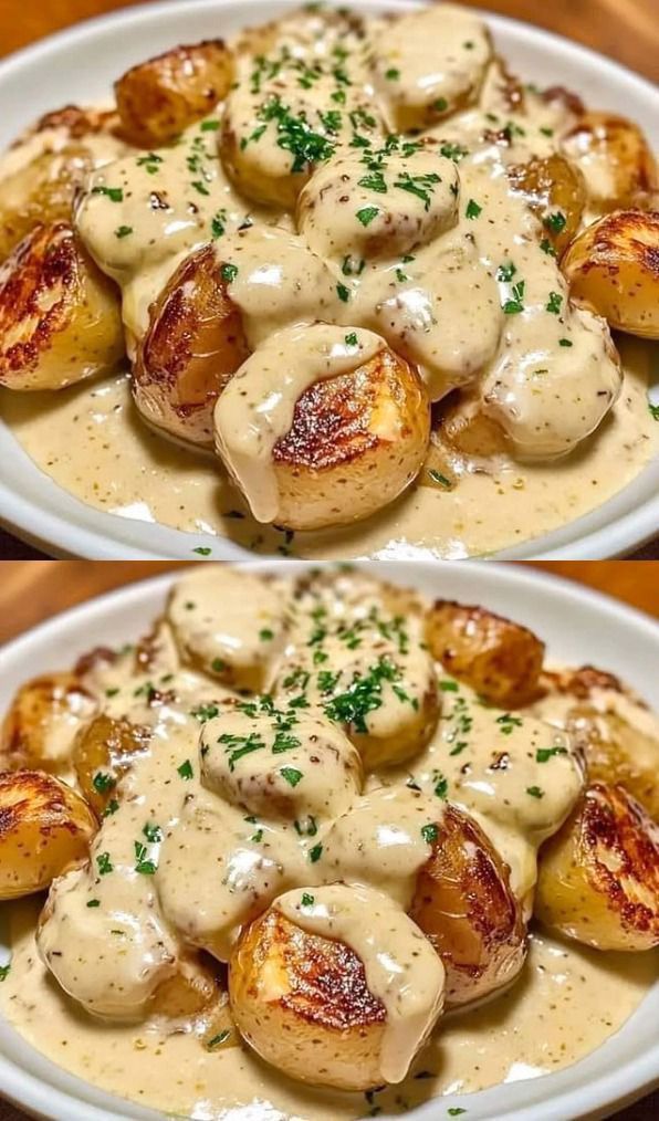 Je cuisine 3 fois par semaine, des pommes de terre à la crème d’ail prêtes en quelques minutes !