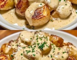 Je prépare des pommes de terre sautées à la sauce crémeuse à l’ail 3 fois par semaine, prêtes en quelques minutes !