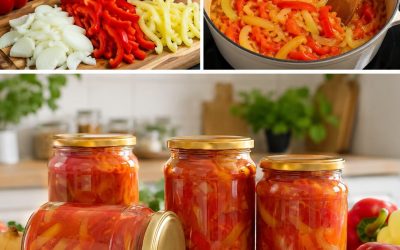 Je prépare ce LECHO DE LÉGUMES maison depuis des années : pas un seul pot ne s’est encore gâté !