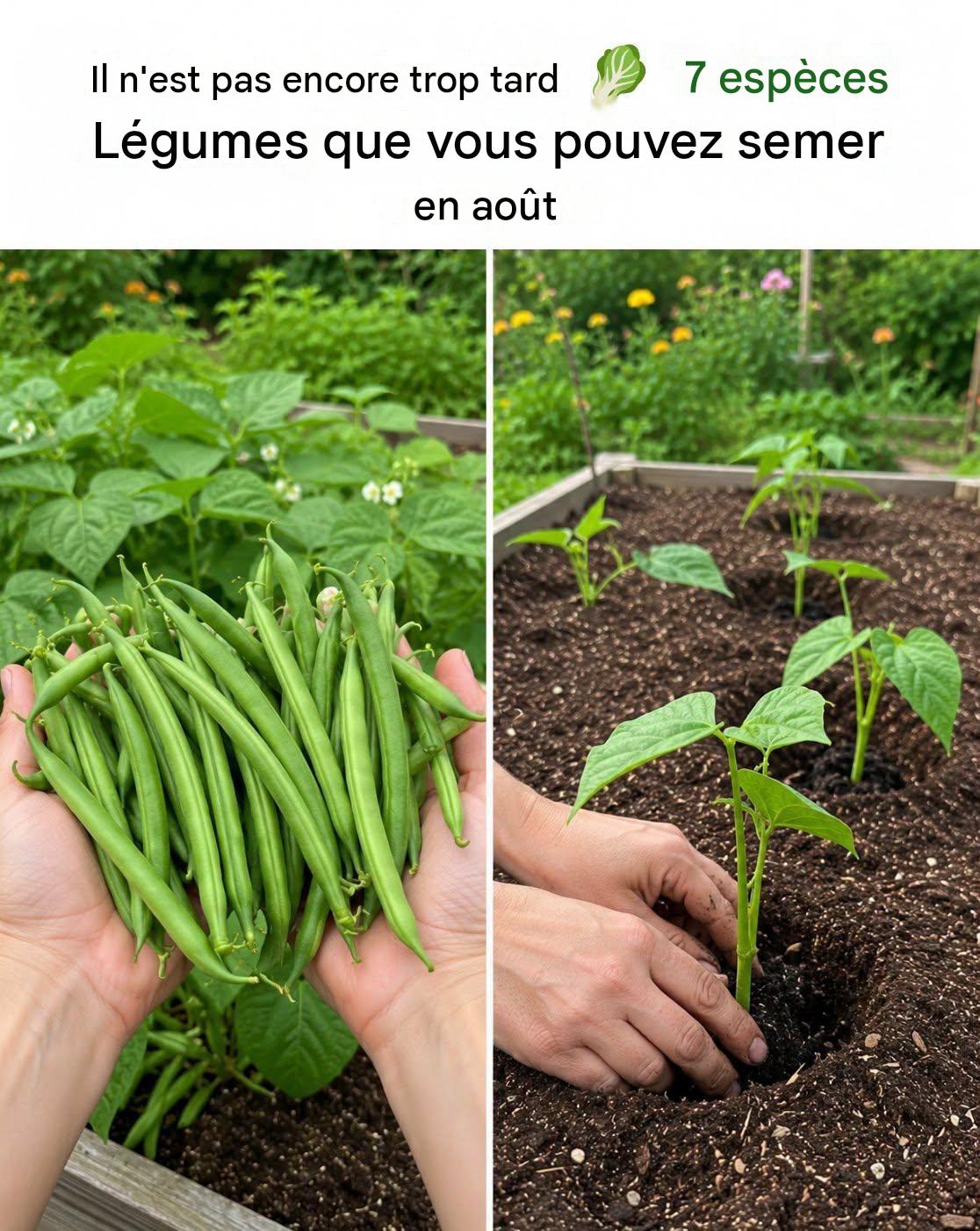 Que planter en août ? 7 variétés de légumes pour une récolte d’automne abondante !