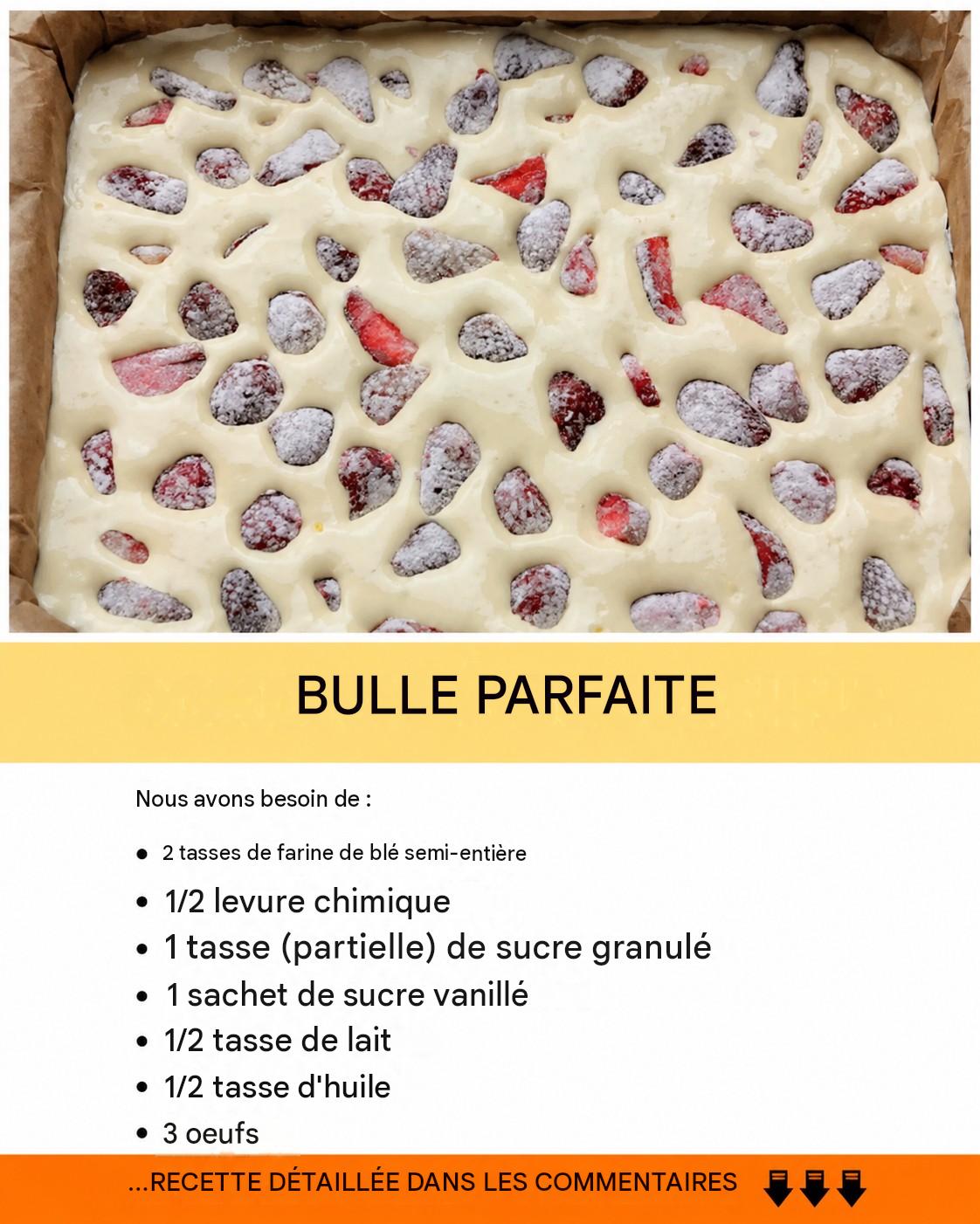 J’ai enfin trouvé la recette du BUBBLE parfait : prêt en 5 minutes, doux comme du coton et au goût divin !