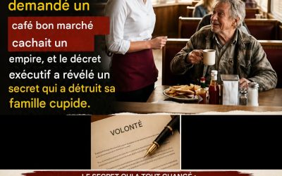 Le vieil homme qui avait demandé un café bon marché cachait un empire, et son testament révéla un secret qui détruisit sa famille avide.