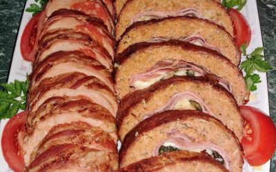 Rouleau de viande hachée fourré de délices
