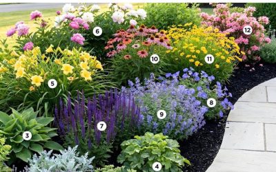 12 fleurs sans dégâts pour des bordures impeccables