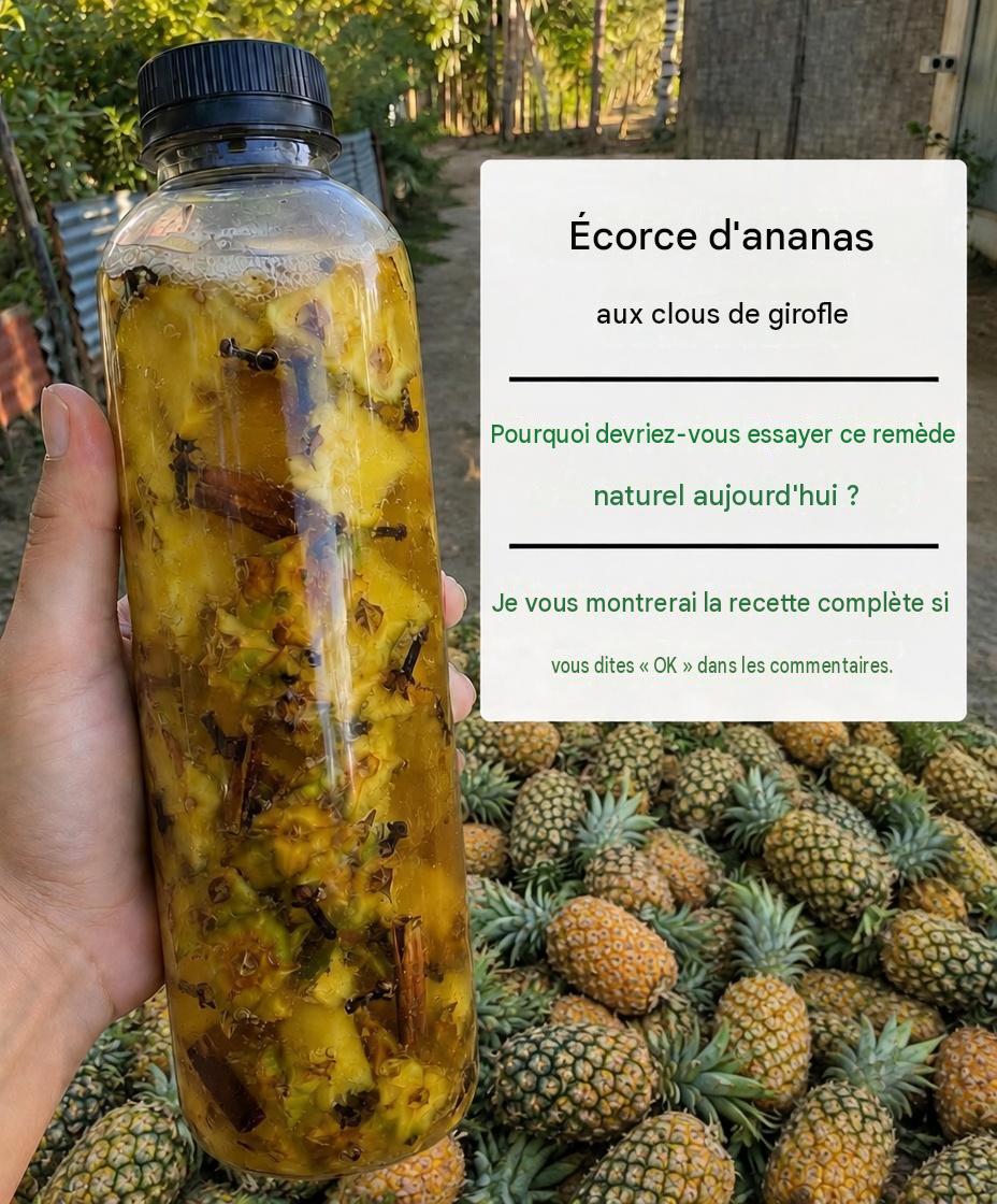 Tisane d’écorce d’ananas et de clou de girofle : une boisson naturelle traditionnelle aux bienfaits surprenants