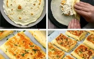 Kanacrepe à la sauce béchamel