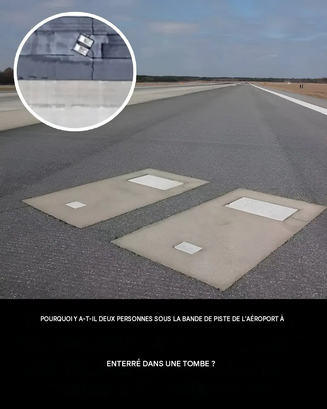 Savannah : Aéroport avec des tombes sous les pistes