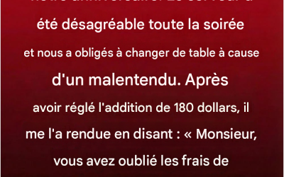 Une fête qui s’est transformée en leçon
