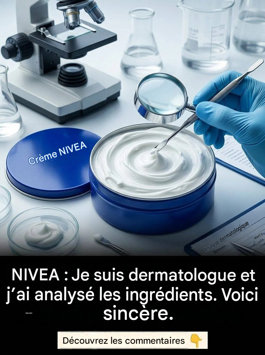 Crème NIVEA analysée par un dermatologue : La vérité sur le pot bleu