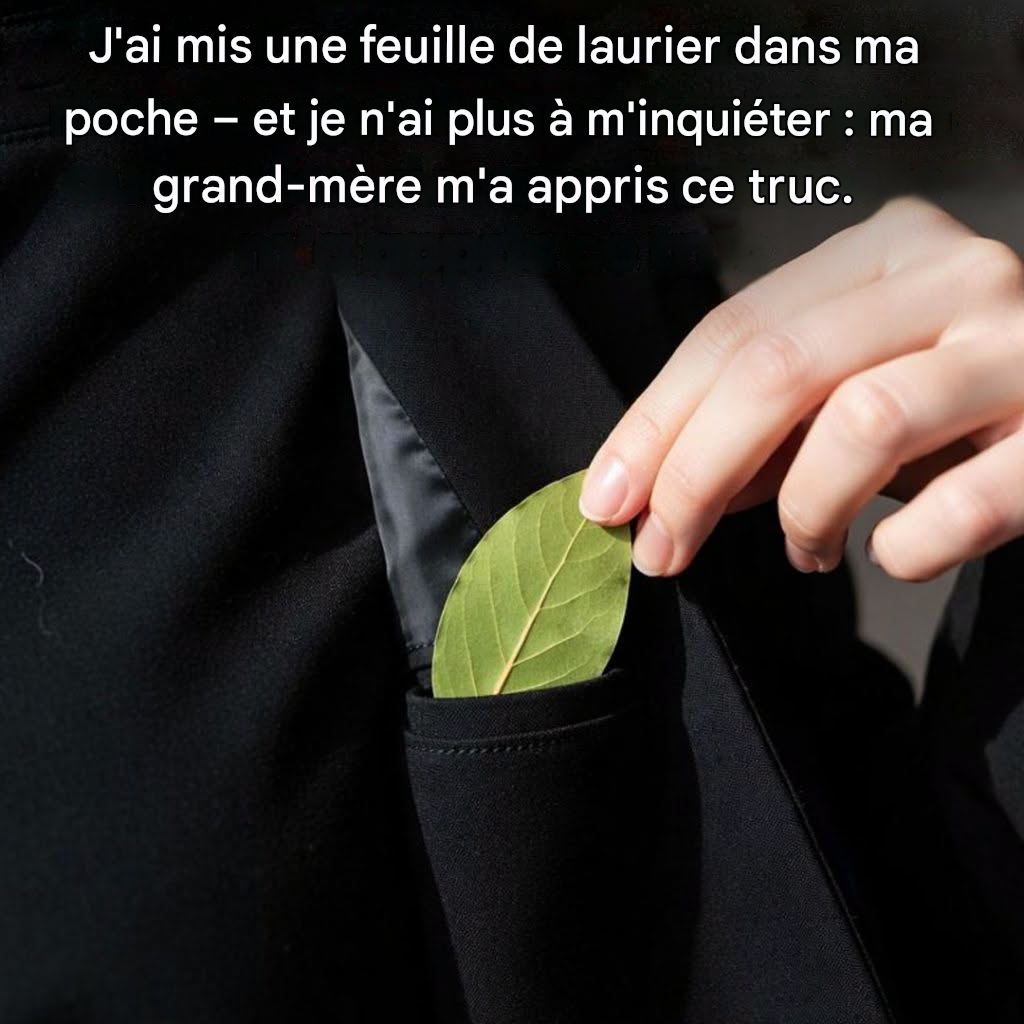 Ce vieux dicton populaire selon lequel porter une simple feuille de laurier dans sa poche change tout : je l’ai essayé et ça ne me manque plus du tout.